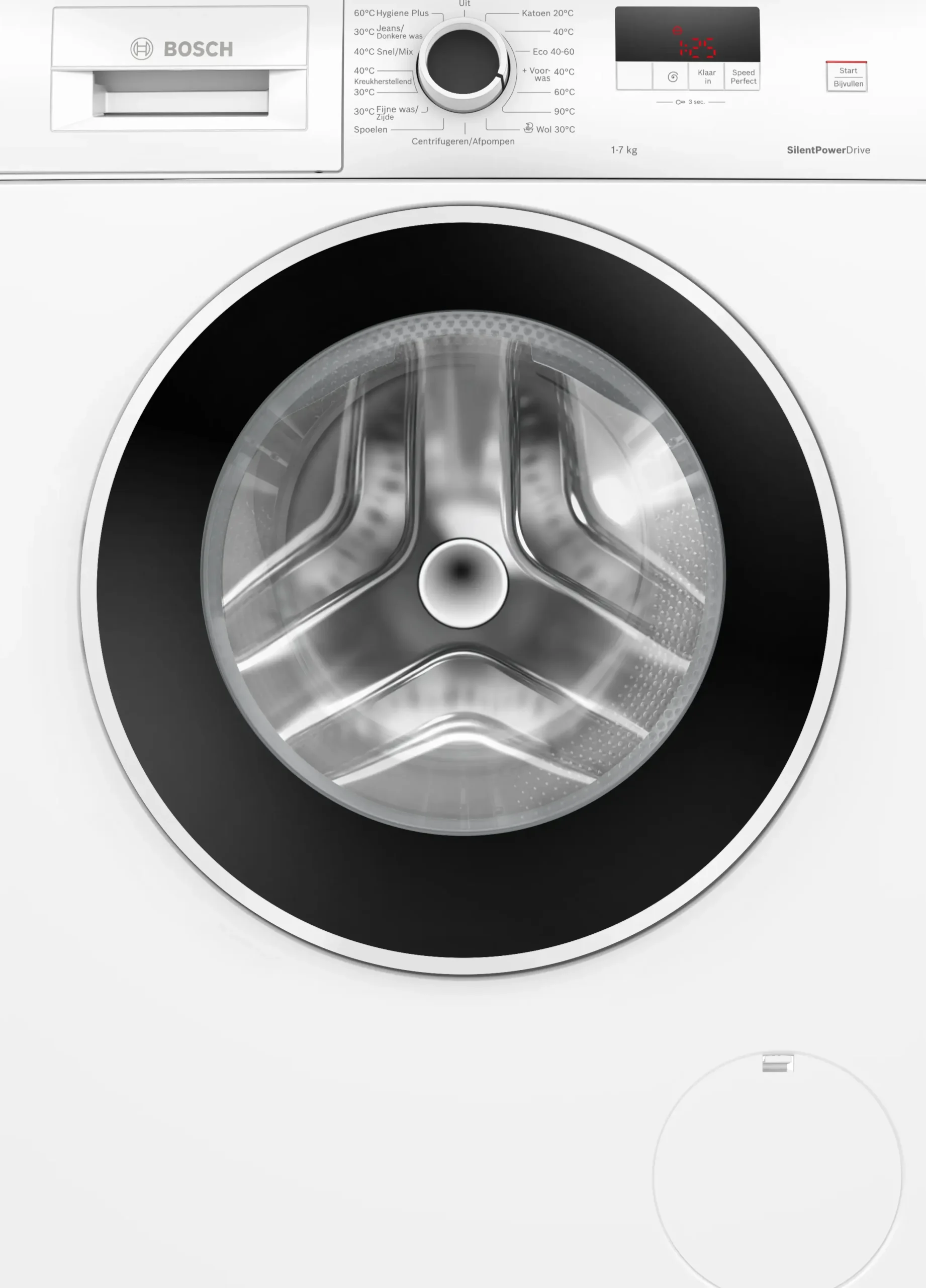 Serie 2 Wasmachine, voorlader 7 kg max. 1400 rpm