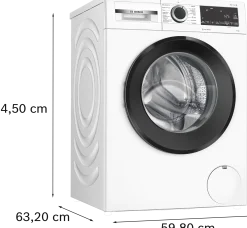 Serie 6 Wasmachine, voorlader 9 kg max. 1400 rpm