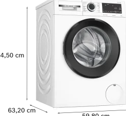 Serie 6 Wasmachine, voorlader 9 kg max. 1400 rpm