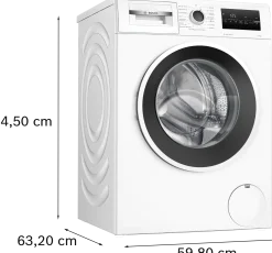 Serie 4 Wasmachine, voorlader 8 kg max. 1400 rpm