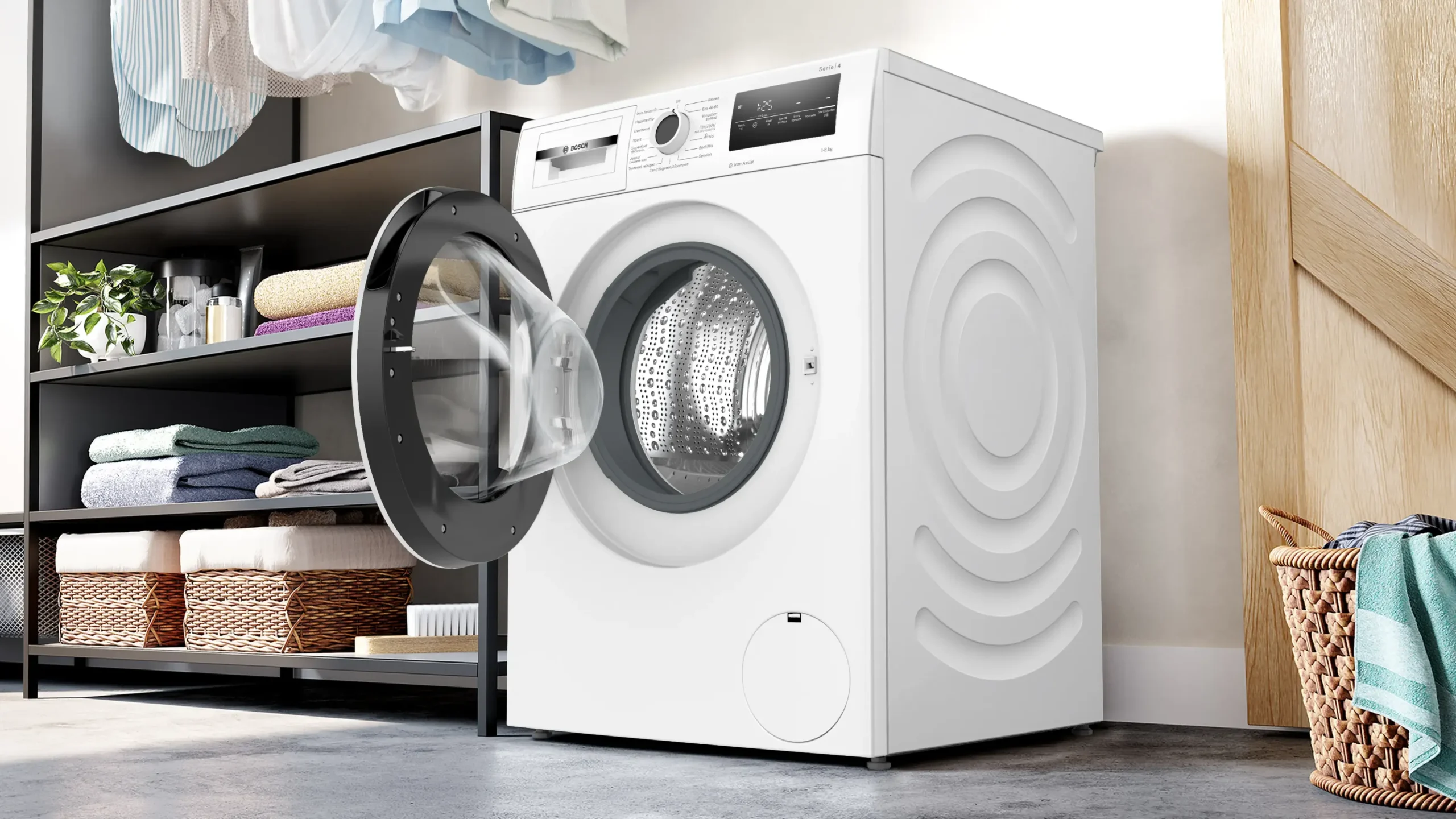 Serie 4 Wasmachine, voorlader 8 kg max. 1400 rpm