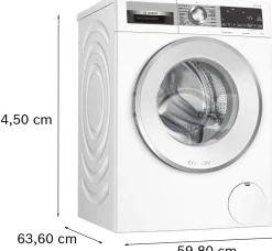 Serie 6 Wasmachine, voorlader 9 kg max. 1600 rpm