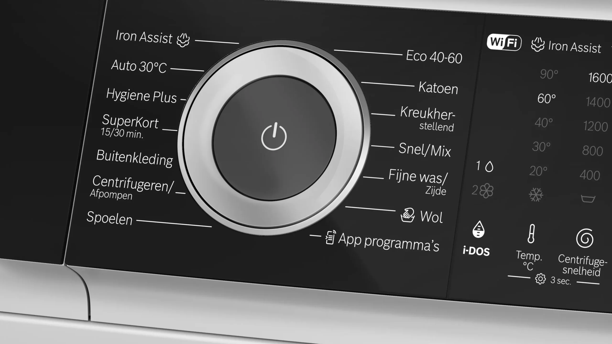 Serie 6 Wasmachine, voorlader 9 kg max. 1600 rpm