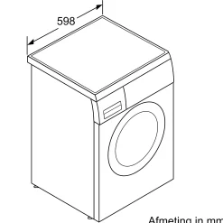 Serie 6 Wasmachine, voorlader 8 kg max. 1400 rpm