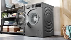 Serie 6 Wasmachine, voorlader 9 kg max. 1400 rpm, Cast iron grey