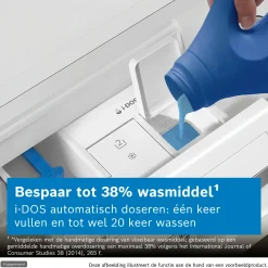 Serie 6 Wasmachine, voorlader 9 kg max. 1400 rpm, Cast iron grey