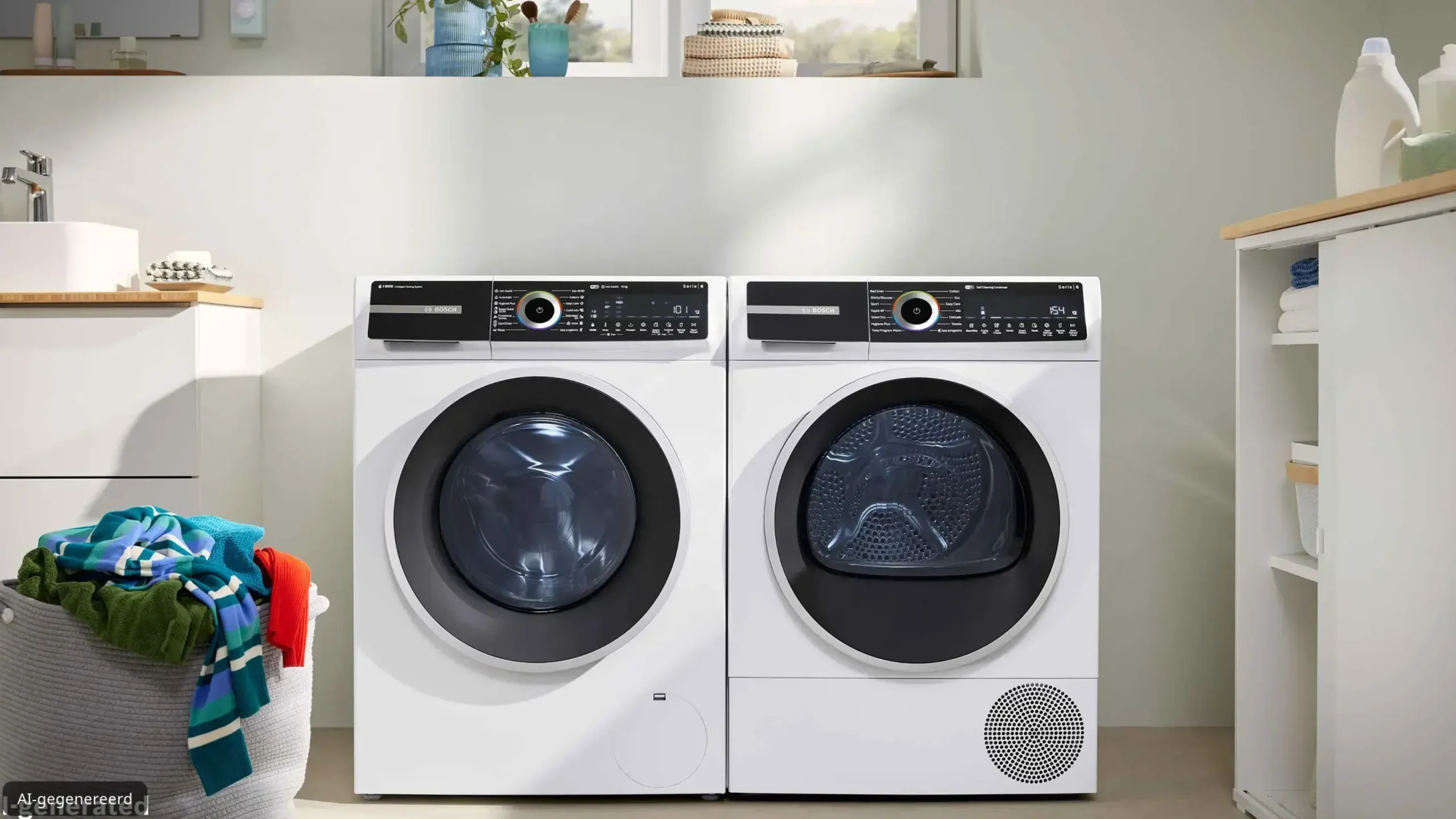 Serie 6 Wasmachine, voorlader 9 kg max. 1600 rpm