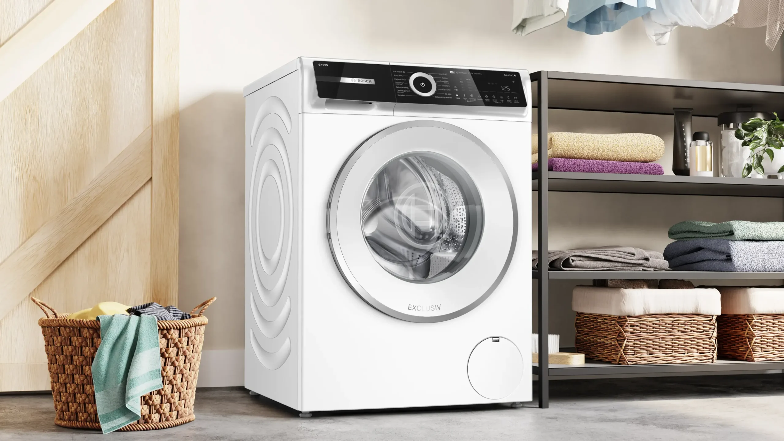 Serie 6 Wasmachine, voorlader 10 kg max. 1400 rpm