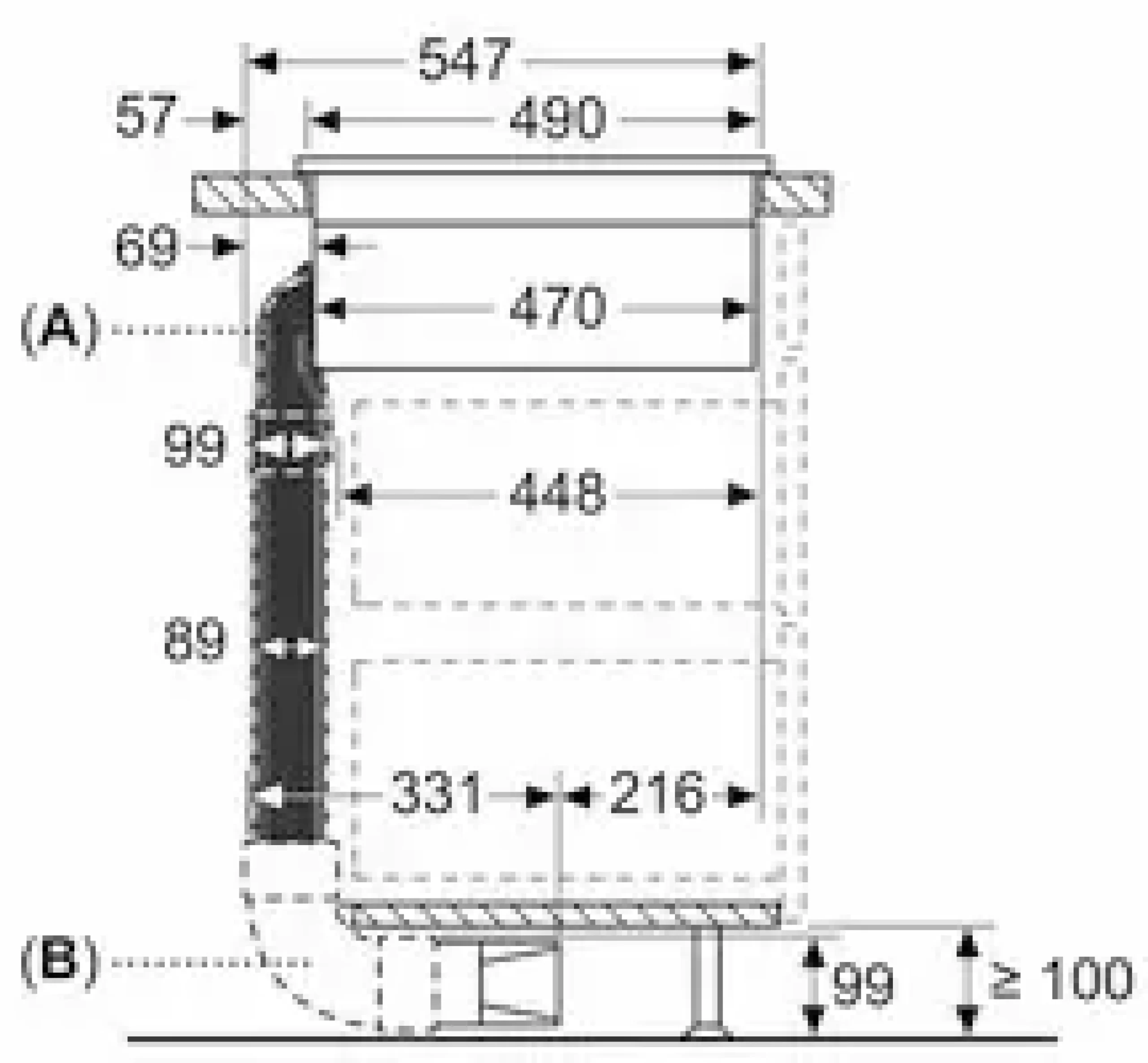 17007182 Set luchtafvoerkanalen voor kookplaten met afzuiging - inclusief 4 akoestische filters