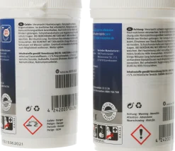 00312276 Set met reinigingsmiddel en snelontkalker voor wasmachines