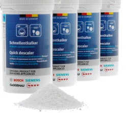 00312525 Snelle ontkalker geschikt voor wasmachines en vaatwassers - 4x 250 gram
