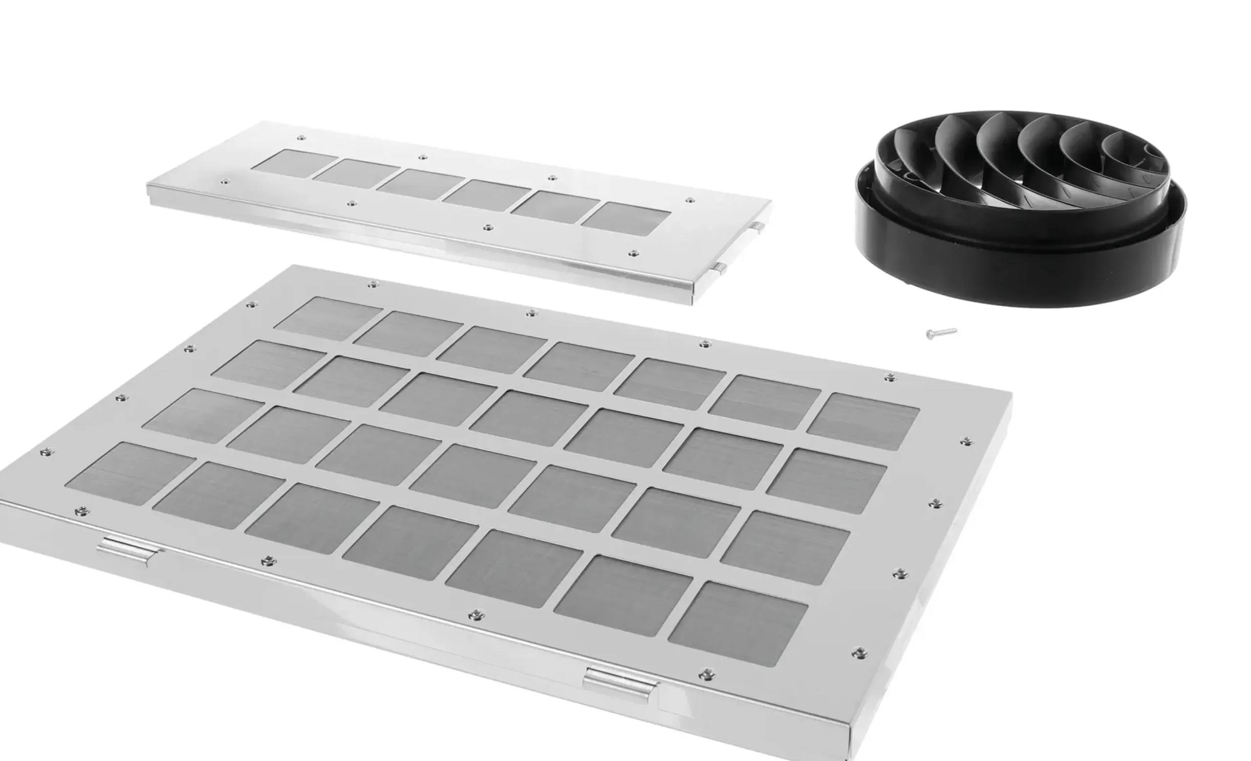 17000785 startset incl. regenereerbaar koolfilter (levensduur 10 jaar) voor verticale wandschouwkappen, zonder gebruik van schacht