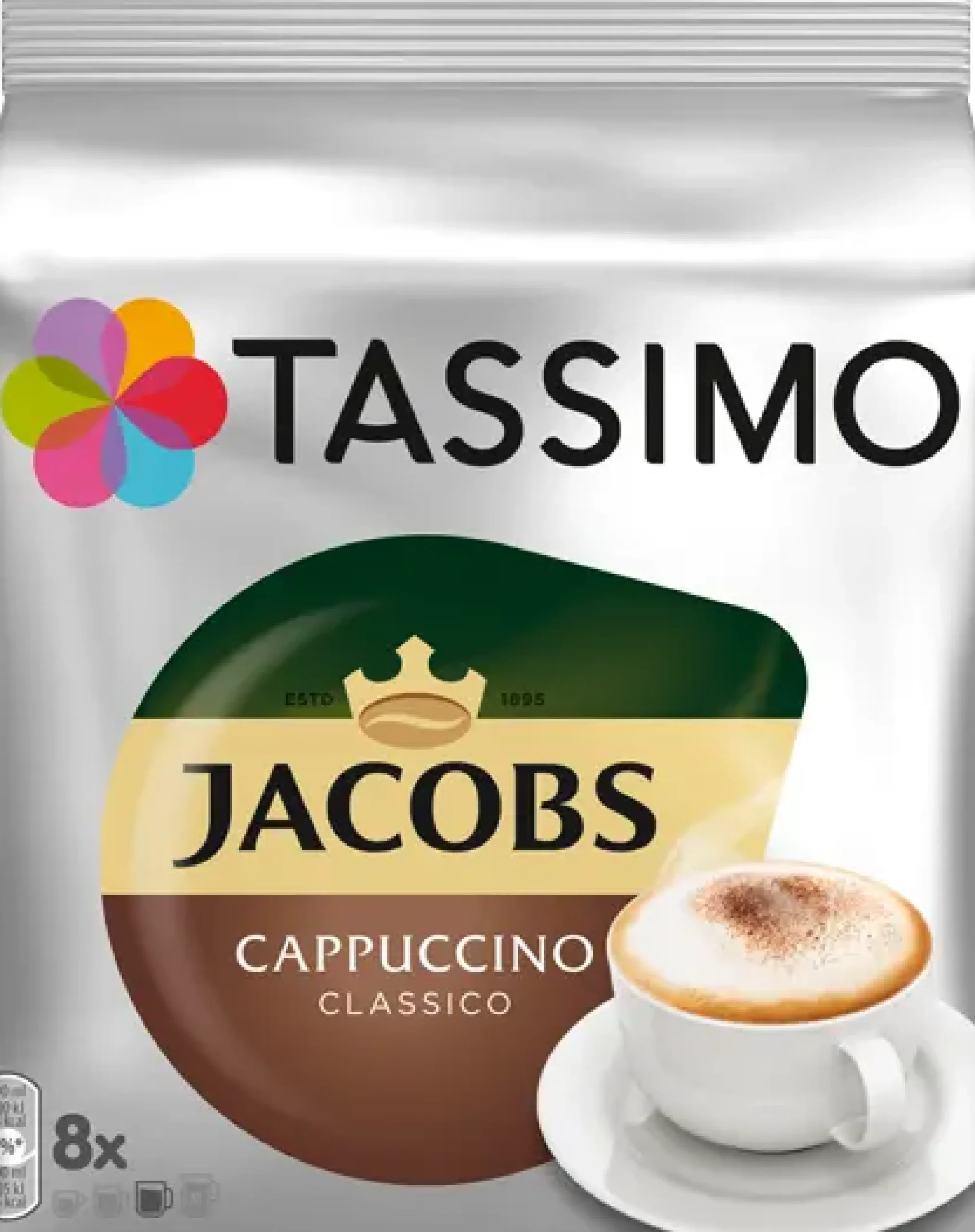 00467147 Tassimo Koffie T-Discs: Jacobs Cappuccino Classic - 260 gr
