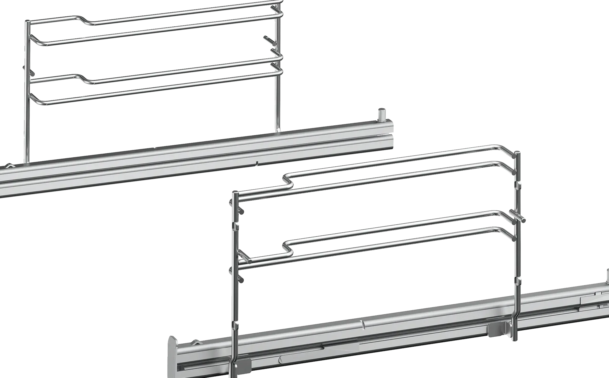 11005091 Telescooprails voor bakovens (1 bakniveau)