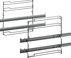 17001568 Telescooprails voor ovens (2 bakniveaus)
