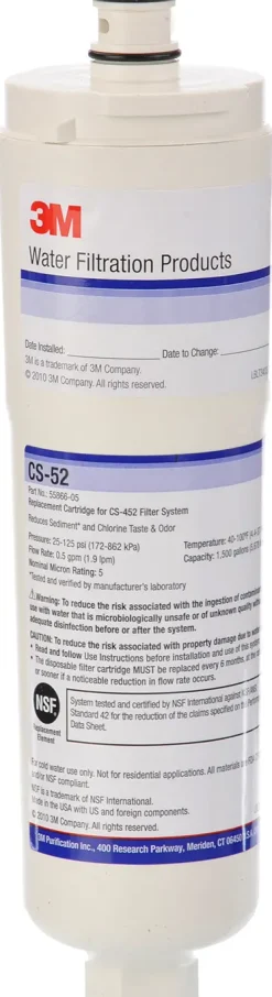 00640565 Waterfilter CS-52 voor Koel- Vriescombinaties