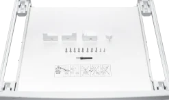 WTZ11400 Verbindingsset voor droger en wasmachine, met uitschuifbaar plateau