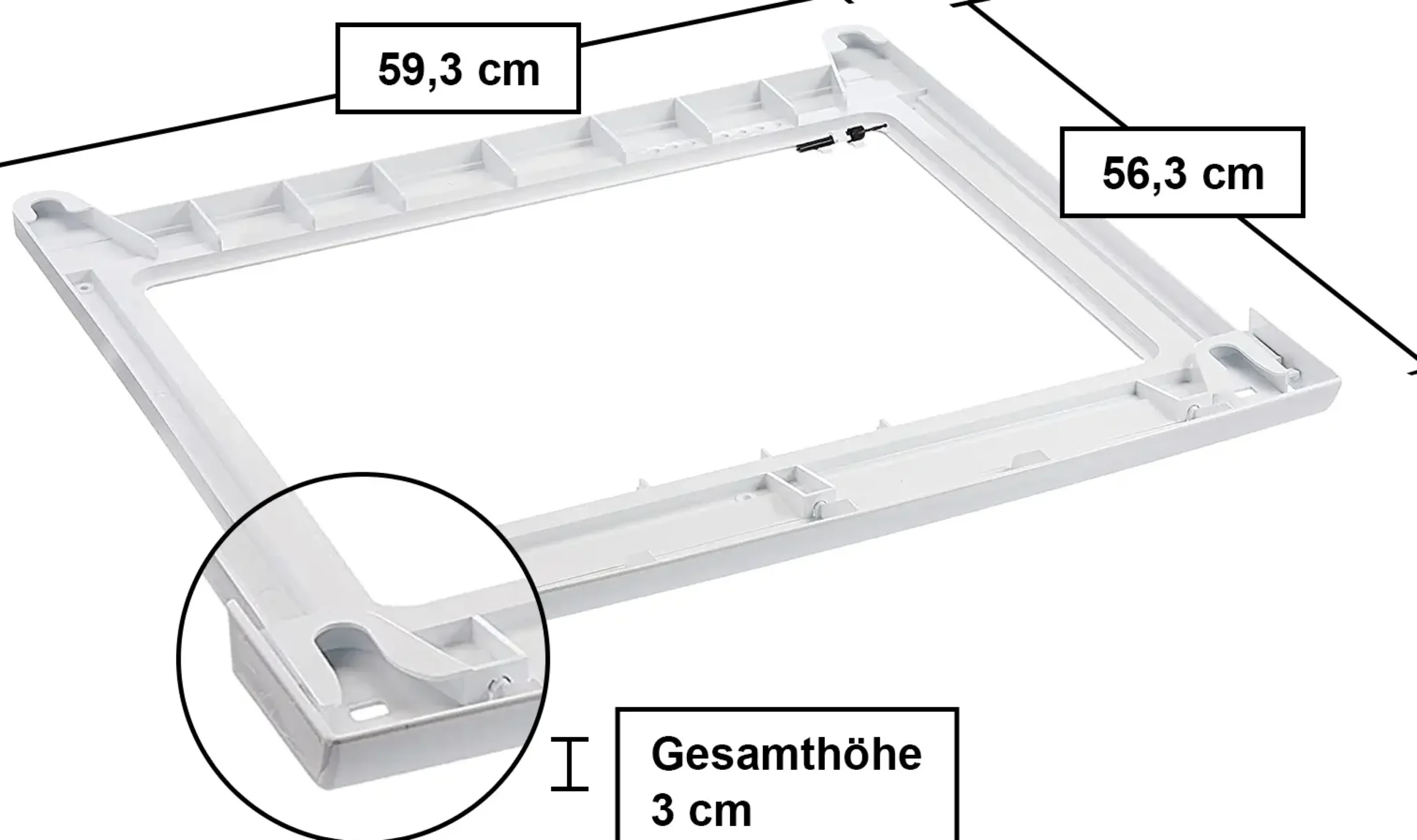 WTZ20410 Verbindingsset voor wasmachine en droger